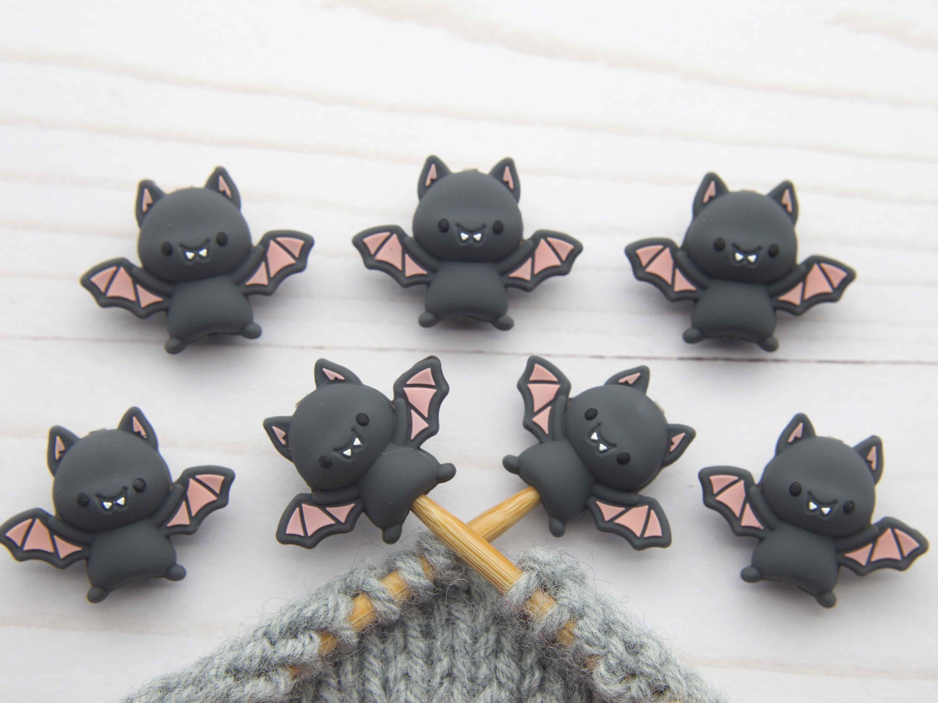 Fox & Pine Stitches Stitch Stoppers/ Point Protector - Little Bat
