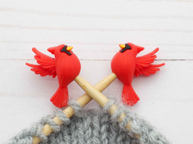 Fox & Pine Stitches Stitch Stoppers/ Point Protector - Little Cardinal