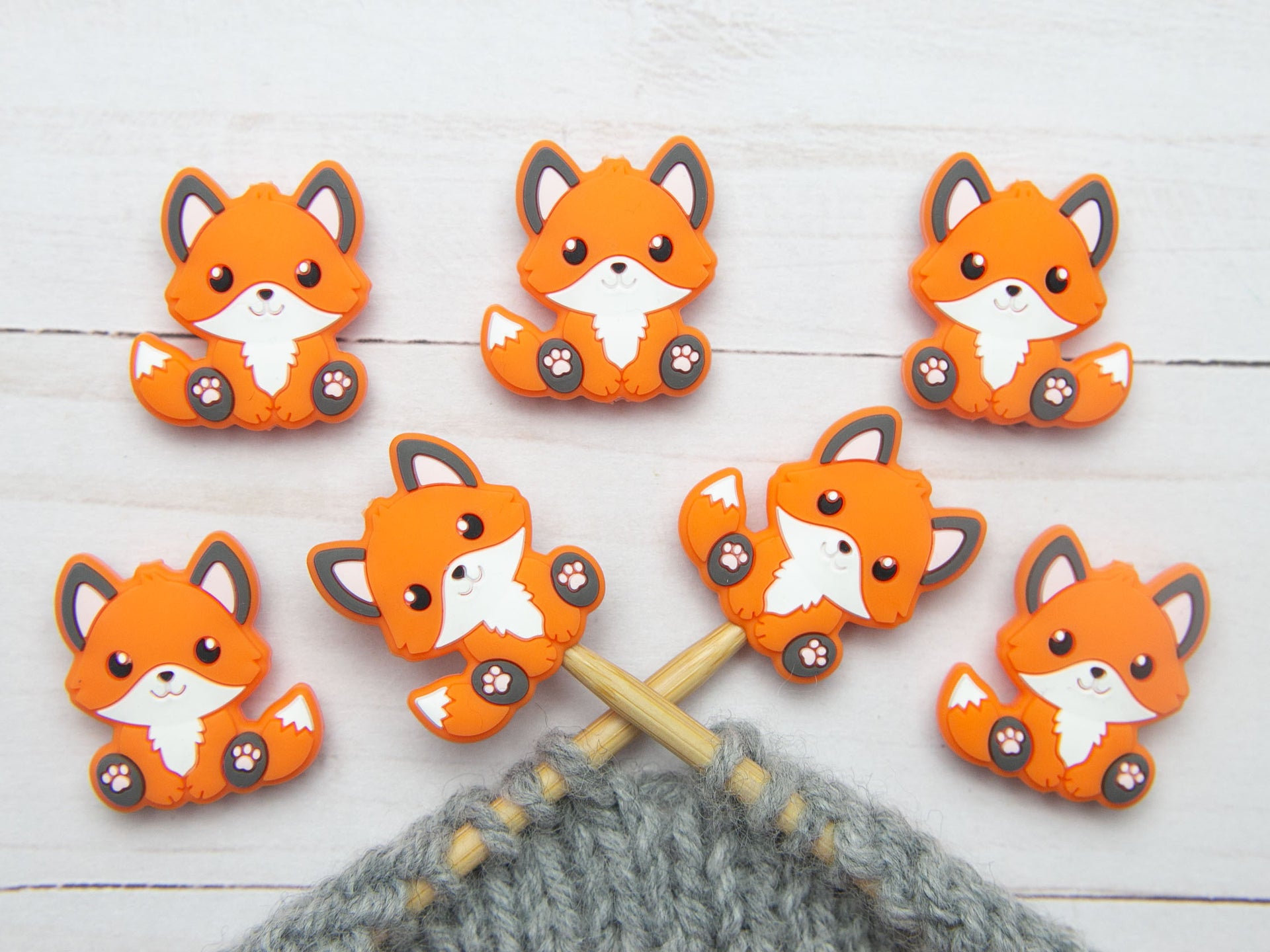 Fox & Pine Stitches Stitch Stoppers/Point Protector - Little Fox
