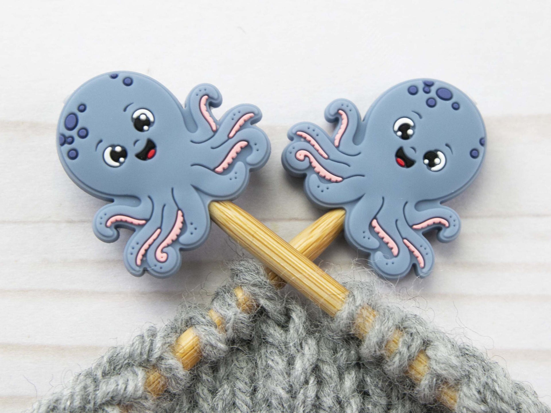Fox & Pine Stitches Stitch Stoppers/  Point Protector - Octopus
