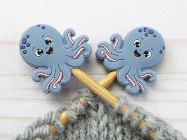 Fox & Pine Stitches Stitch Stoppers/  Point Protector - Octopus
