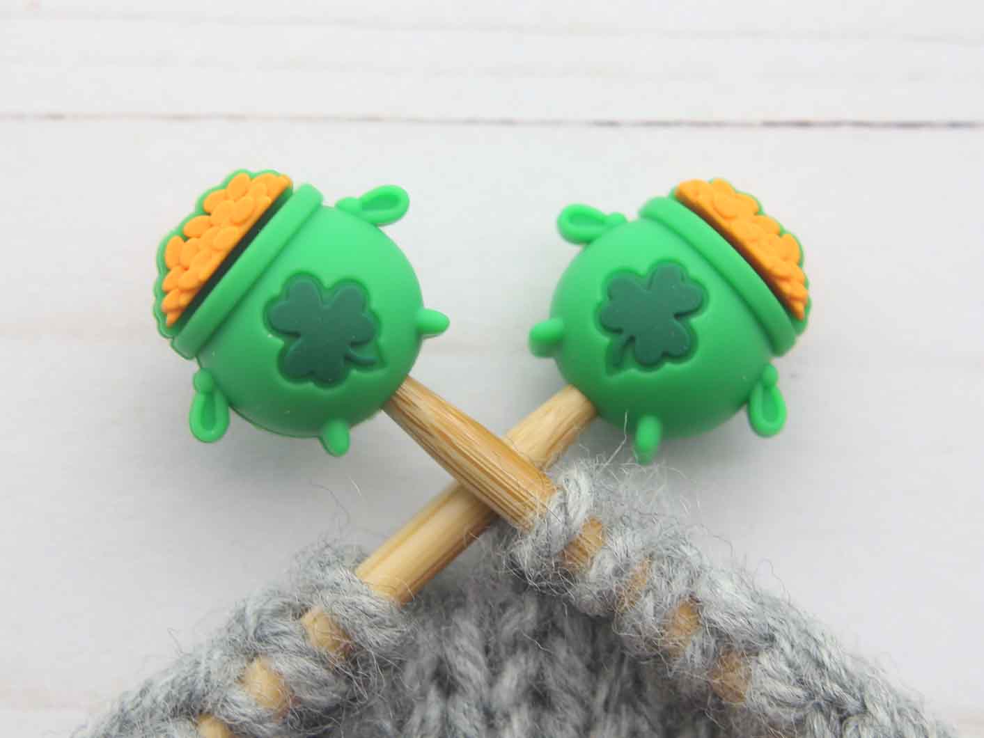 Fox & Pine Stitches Stitch Stoppers/Point Protector - Pot of Gold
