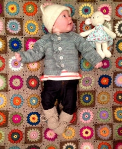 Kristen's Cascade Baby Sweater - Main Image 1