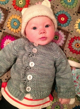 Kristen's Cascade Baby Sweater - Main Image 3