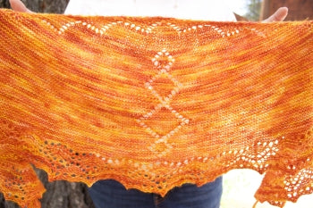 Heather's Cholula Chevrons Shawl - Main Image 3