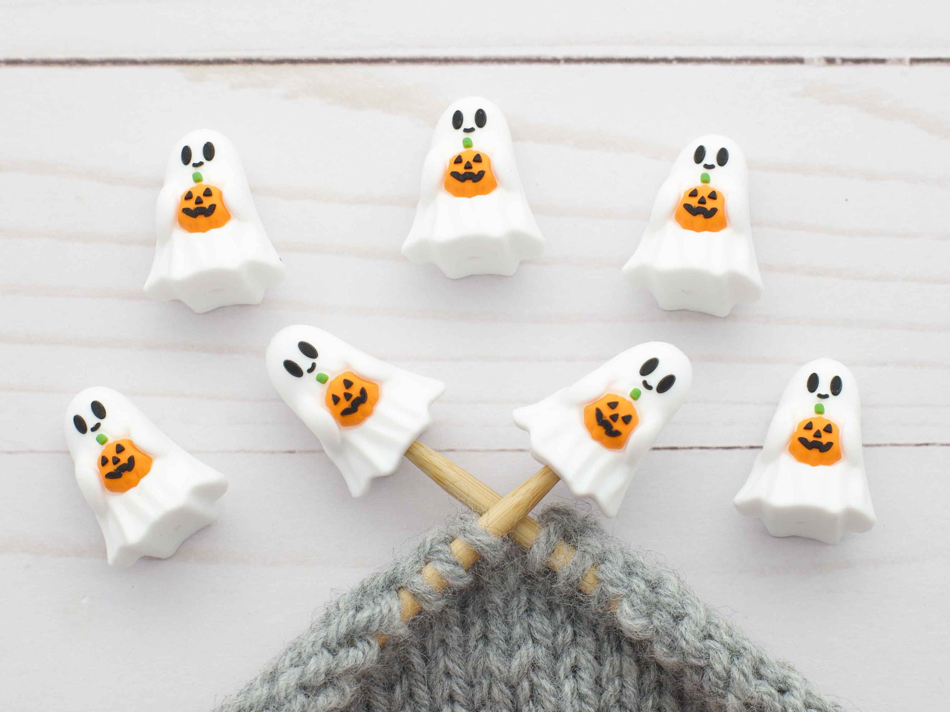 Fox & Pine Stitches Stitch Stoppers/ Point Protector - Spooky Ghost
