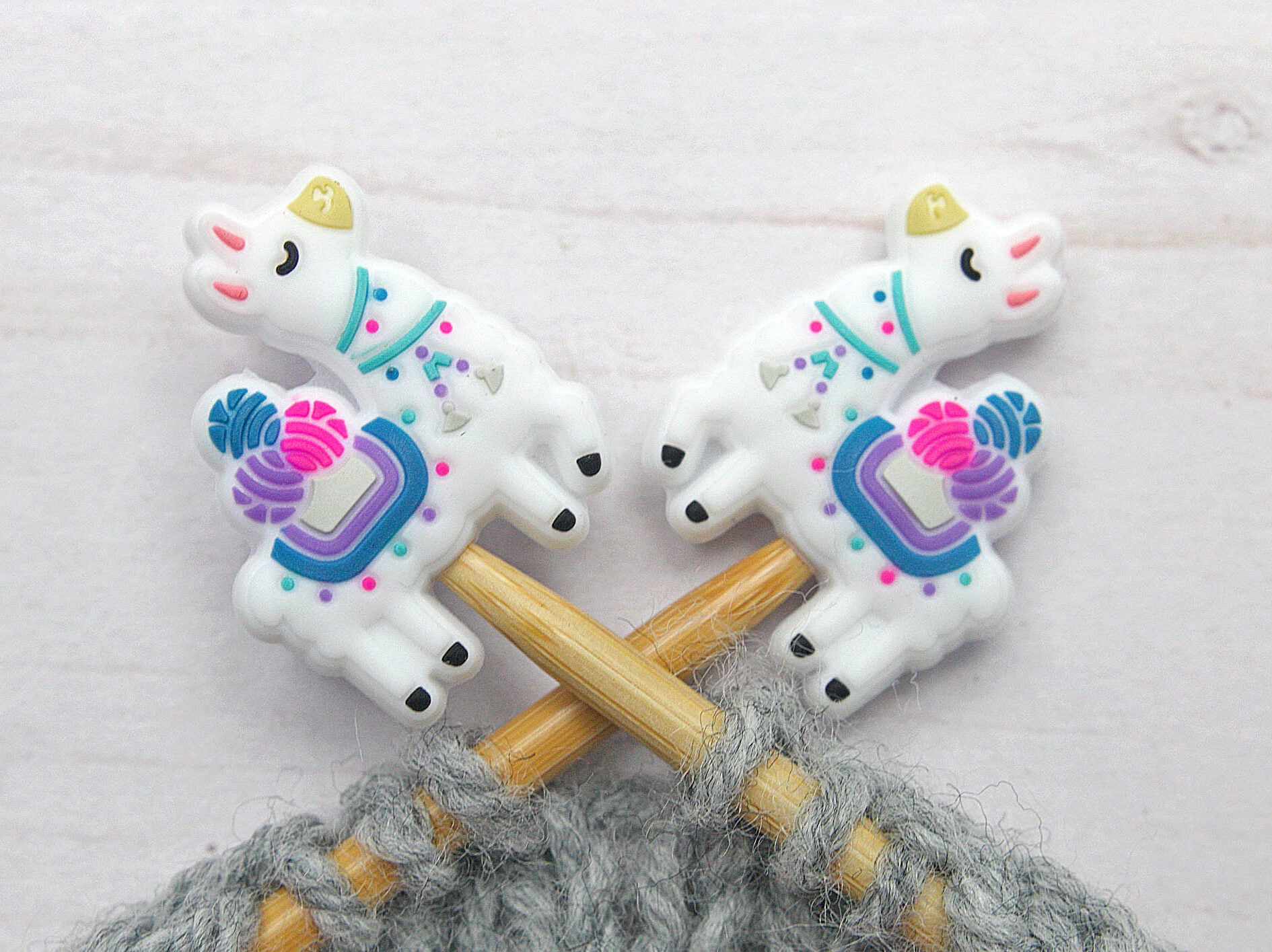 Fox & Pine Stitches Stitch Stoppers/  Point Protector - Yarn Loving Llama

