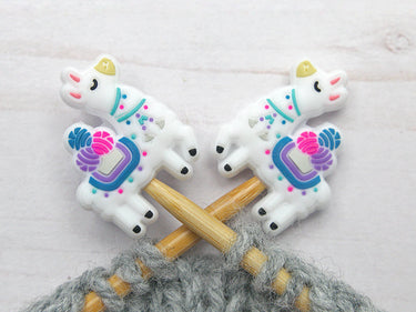 Fox & Pine Stitches Stitch Stoppers/  Point Protector - Yarn Loving Llama