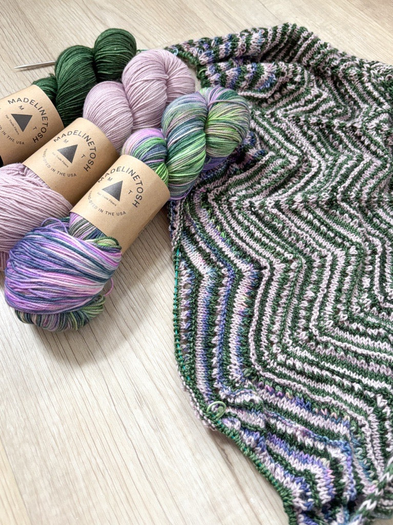 Madelinetosh For Good Zig Zag Shawl Kit
