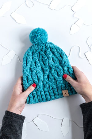 Year of Hats: December Hat Free Knit Pattern at Jimmy Beans Wool