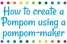 Create a Pom Pom Using a Pom Pom Maker
