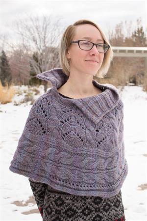 Erika's Lace and Cable Poncho