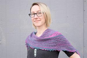 Chris's Decay Shawl in Lorna's