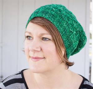 Kristen's Green Winter Wheat Hat