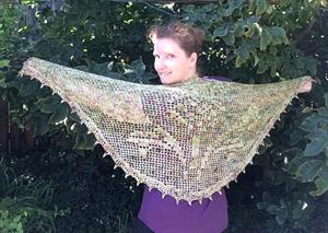 Monika's Crocheted Scottish Voyager Shawl