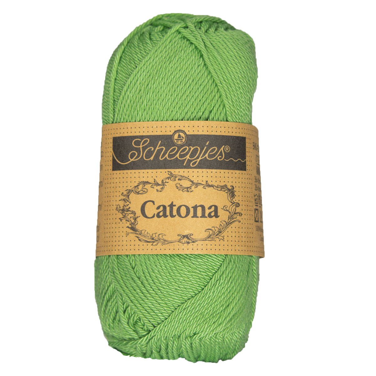 Scheepjes Catona Yarn - 602 Neon Green Reviews at Jimmy Beans Wool