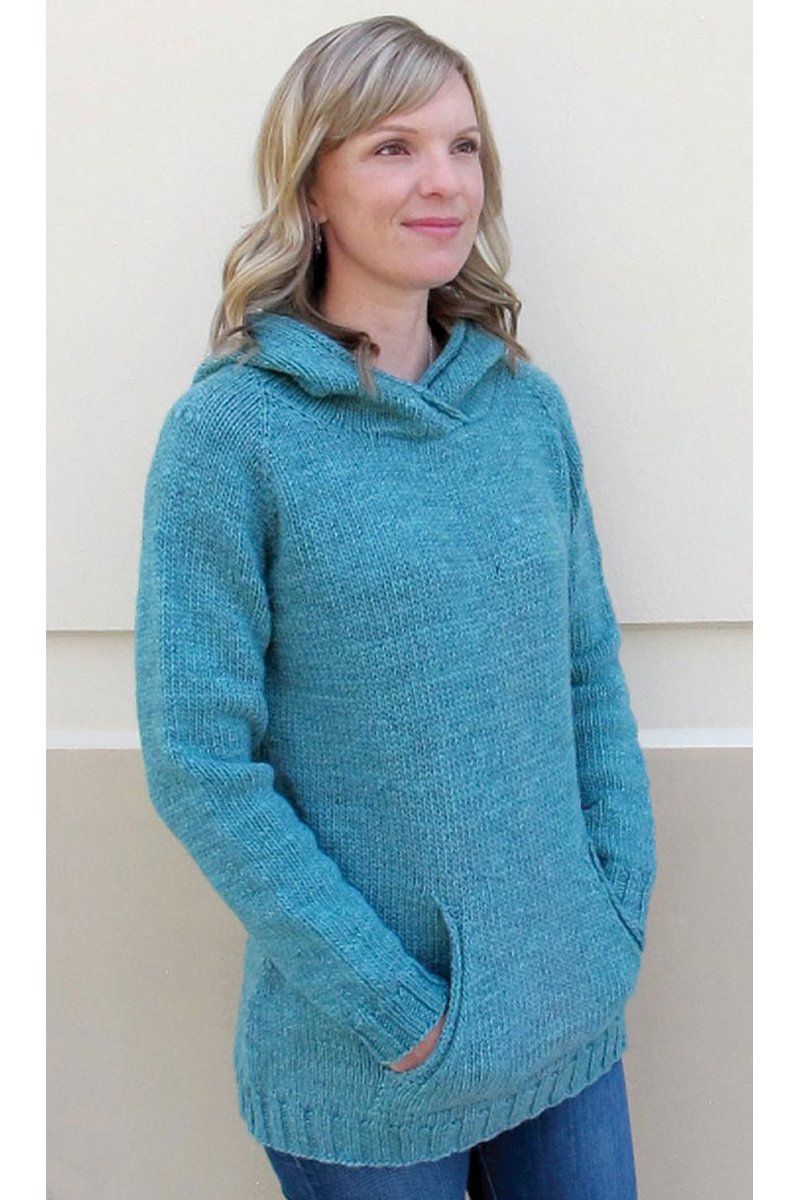 Knitting Pure and Simple Women's Sweater Patterns 1702 Sport Hoodie