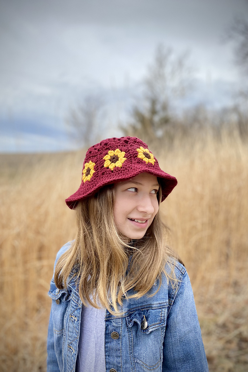 Scheepjes Flower Patch Hat Kit - Crochet for Adults Kits at Jimmy Beans Wool