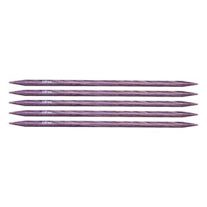 Knitter's Pride Dreamz Double Point Needles - US 10.5 - 8 (6.5mm) Purple  Passion Needles
