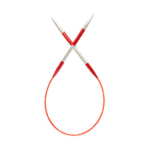 Red Circular Knitting Needles 9-Size 7/4.5mm
