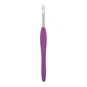 Clover Amour Crochet Hooks- Aluminum Needles - Size G (4.0mm) Purple Needles