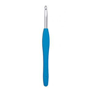 Clover Amour Crochet Hooks- Aluminum Needles - Size H (5.0mm) Blue Needles