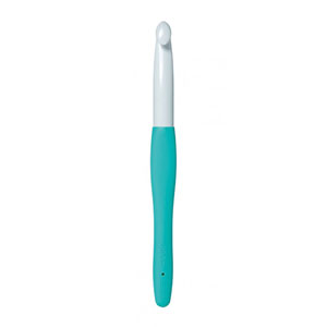 Clover Amour Crochet Hooks- Aluminum Needles - Size 12mm Turquoise Needles  at Jimmy Beans Wool