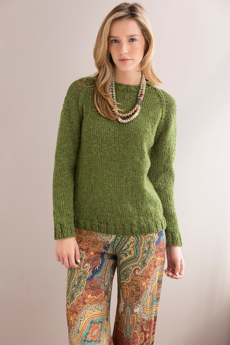 Tahki Donegal Tweed Exuberance Pullover Kit - Women's Pullovers Kits at ...